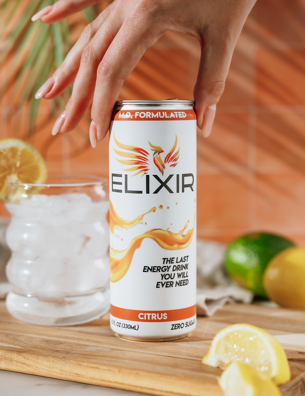 Elixir Energy Drink Can